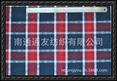 Yarn-dyed check jacquard